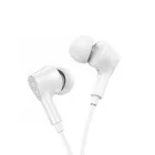 Vezetékes fülhallgató, headset 3,5 mm-es Jack csatlakozóval Hoco M102 Ingenious fehér