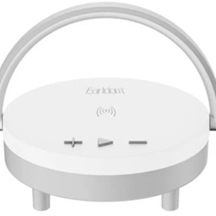 Earldom ET-WC28 Asztali Wireless Töltő - LED lámpa - Speaker fehér