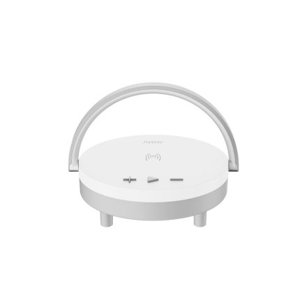 Earldom ET-WC28 Asztali Wireless Töltő - LED lámpa - Speaker fehér