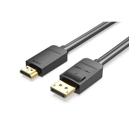 DP/HDMI kábel 1.5 méter Vention HADBG fekete