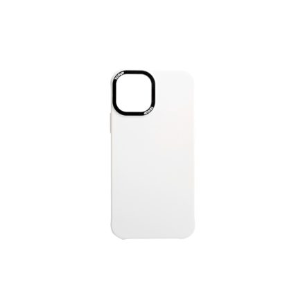 TPU telefontok továbbfejlesztett kameravédő kerettel iPhone 14 Pro 6.1 YooUp fehér