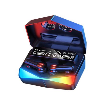 Bluetooth fülhallgató, headset M28 TWS fekete