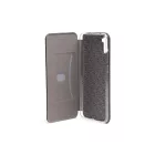 Smart Diva fliptok Samsung Galaxy A14 4G A145R/A14 5G A146P oldalra nyíló mágneses telefontok ívelt sarkokkal fekete