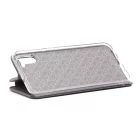 Smart Diva fliptok Samsung Galaxy A14 4G A145R/A14 5G A146P oldalra nyíló mágneses telefontok ívelt sarkokkal fekete