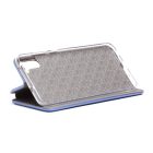 Smart Diva fliptok Samsung Galaxy A14 4G A145R/A14 5G A146P oldalra nyíló mágneses telefontok ívelt sarkokkal kék