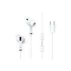 Vezetékes fülhallgató, headset Type-C csatlakozóval (DAC) Kakusiga KSC-727 fehér