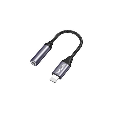 Átalakító adapter Lightning/3.5 mm Jack Kakusiga KSC-428 fekete