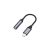 Átalakító adapter Lightning/3.5 mm Jack Kakusiga KSC-428 fekete
