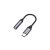 Átalakító adapter Type-C/3.5 mm Jack Kakusiga KSC-428 fekete