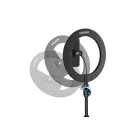 Teleszkópos szelfi állvány LED-es körfénnyel Kakusiga KSC-345 fekete