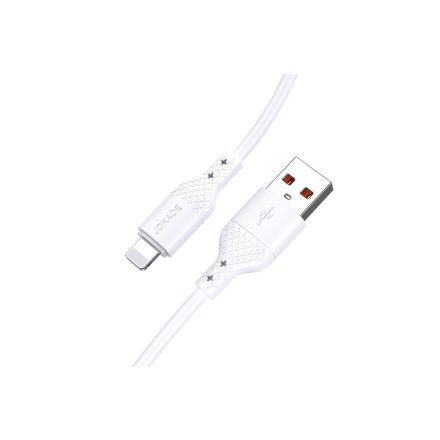 Töltő és adatkábel Lightning csatlakozóval 3A 1 méter Jokade JA023 fehér