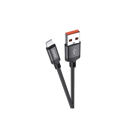 Töltő és adatkábel Lightning csatlakozóval 3A 1 méter Jokade JA022 fekete