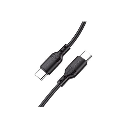 Töltő és adatkábel Type-C/Type-C csatlakozóval PD60W 1 méter Jokade JA023 fekete