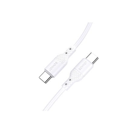 Töltő és adatkábel Type-C/Type-C csatlakozóval PD60W 1 méter Jokade JA023 fehér
