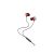 Vezetékes fülhallgató, headset 3,5 mm-es Jack csatlakozóval Jokade JD040 piros