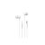 Vezetékes fülhallgató, headset 3.5 mm-es Jack csatlakozóval Usams SJ594 EP-47 fehér