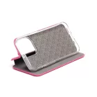Smart Diva oldalra nyíló telefontok ívelt sarkokkal iPhone 15 Pro 6.1 colos pink