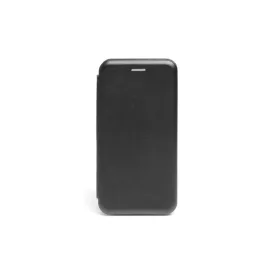   Smart Diva oldalra nyíló telefontok ívelt sarkokkal iPhone 15 Pro Max 6.7 colos fekete