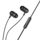 Type-C csatlakozós vezetékes fülhallgató, stereo headset Borofone BM77 Delicious (DAC) fekete