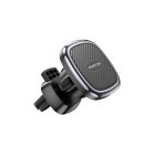 Mágneses szellőzőrácsra rögzíthető autós telefontartó Borofone BH67 Air fekete-szürke