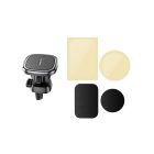 Mágneses szellőzőrácsra rögzíthető autós telefontartó Borofone BH67 Air fekete-szürke