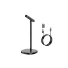 Asztali mikrofon Type-C csatlakozóval Hoco L16 Mike fekete