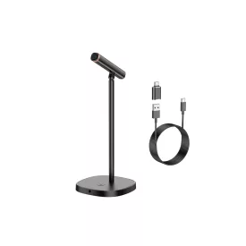 Asztali mikrofon Type-C csatlakozóval Hoco L16 Mike fekete
