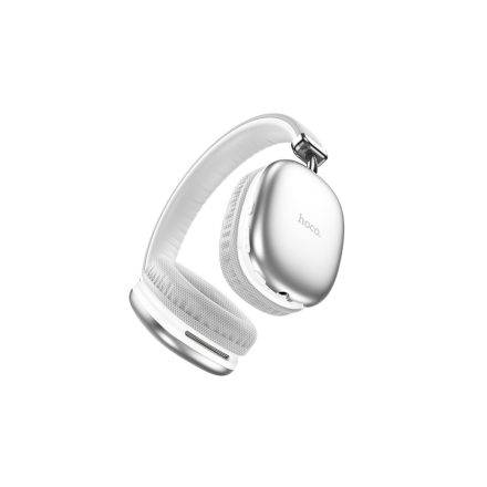 Bluetooth fejhallgató, stereo headset Hoco W35 ezüst