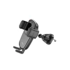 Szellőzőrácsra rögzíthető autós telefontartó wireless töltővel Hoco HW1 Pro fekete
