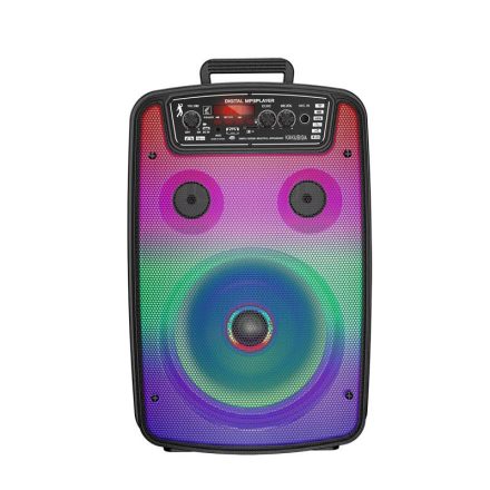 Bluetooth hangszóró vezetékes mikrofonnal távirányítóval Kakusiga KSC-688 fekete
