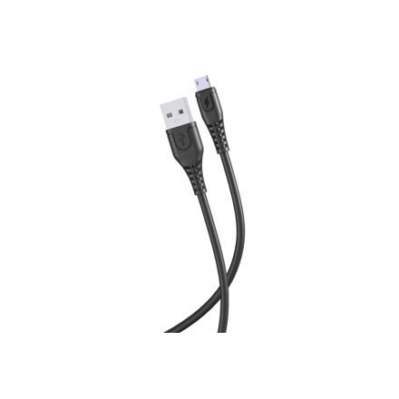Töltő és adatkábel USB/Micro-USB csatlakozóval Jokade JA010 3A 1 méter fekete