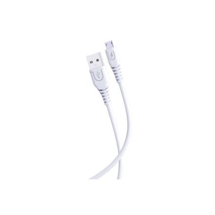 Töltő és adatkábel USB/Micro-USB csatlakozóval Jokade JA010 3A 1 méter fehér