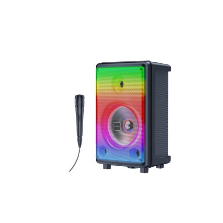 Bluetooth hangszóró Jokade JD020 vezetékes mikrofonnal fekete