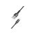 Töltő és adatkábel USB/Type-C csatlakozóval QC4.0 5A 1.2 méter Veger AC03 fekete