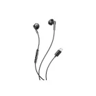 Vezetékes bluetooth fülhallgató, stereo headset XO EP61 Lightning csatlakozóval fekete