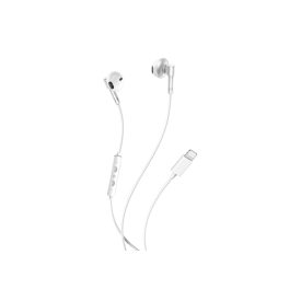   Vezetékes bluetooth fülhallgató, stereo headset XO EP61 Lightning csatlakozóval fehér