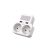 2 USB portos és 2 konnektoros töltő/elosztó állomás mozgásérzékelős LED lámpával XO WL09 fehér