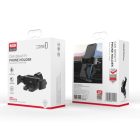 Szellőzőrácsra rögzíthető autós telefontartó XO C95 Gravity fekete