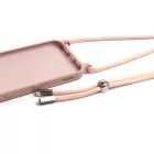 Rózsaszín TPU telefontok zsinórral iPhone 15 Plus 6.7 colos YooUp Cord