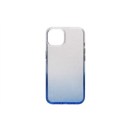 Színátmenetes csillogós TPU telefontok iPhone 15 6.1 col kék