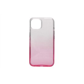   Színátmenetes csillogós TPU telefontok iPhone 15 Pro 6.1 col pink