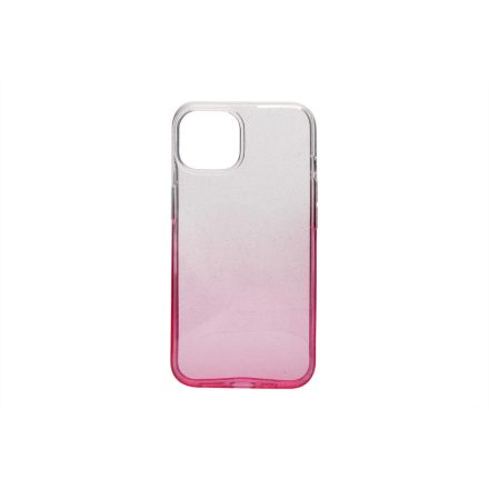 Színátmenetes csillogós TPU telefontok iPhone 15 Pro 6.1 col pink
