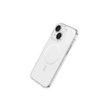 TPU átlátszó Magsafe telefontok átlátszó kerettel iPhone 15 6.1 col Hoco AS4 Primary