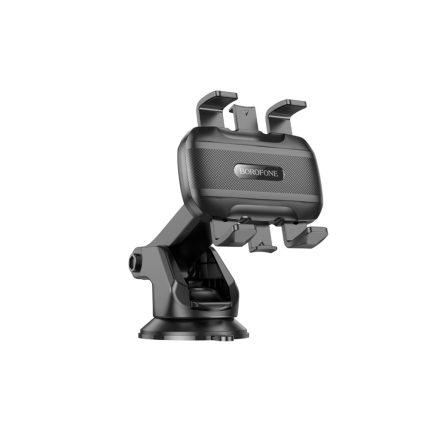 Borofone BH99 Wind Automatic tapadókorongos autós telefontartó fekete
