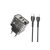 Hoco N34 Dazzling PD 20W + QC3.0 Dupla (USB - Type-C) Hálózati Töltő Type-C / Lightning Kábellel fekete