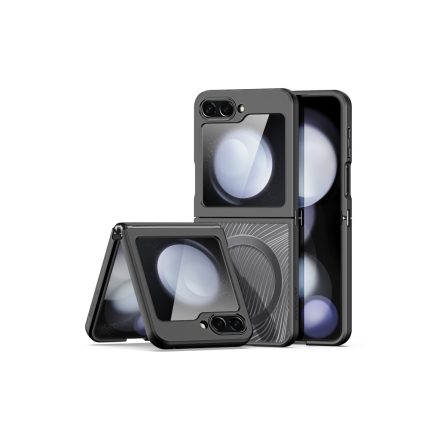 TPU telefontok mágneses töltés támogatással Samsung Galaxy Z Flip 5 Dux Ducis Aimo Mag fekete