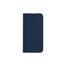 Dux Ducis Skin Pro Bőrhatású tok Samsung A14 sötétkék