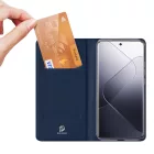 Dux Ducis Skin Pro Bőrhatású tok Samsung A34 5G sötétkék