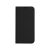 Bőrhatású oldalra nyíló mágneses telefontok ívelt sarkokkal kártyatartóval Samsung Galaxy A52/A52 5G/A52S Dux Ducis Skin Pro fekete