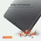 Dux Ducis Domo iPad Air 4/5 10.9 / iPad Air 6 (2024) / Air 7 (2025) 11.0 / Air 8 (2026) 11.0 Bőrhatású intelligens tablet tok érintőtoll tartóval alvó/ébresztő móddal sötétkék
